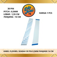 30 PIN LCD FLEXIBLE CABLE MUST BE SIMILAR TO 14CM LENGTH 1.55CM WIDTH 0.5MM PITCH
