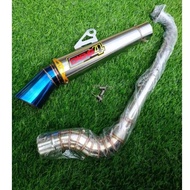 Daeng sai4 Pipe canister conical open specs exhaust Pipe for Wave 125 Xrm 110/125 Wave 100/110/115 R