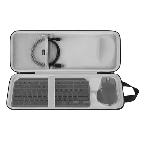 Geekria Keyboard Hard Shell Travel Case Compatible with Logitech MX Keys Mini + MX Master 4/3S Keybo