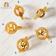 Cincin Emas 916 Batu Zircon