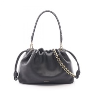 【二手】 LOEWE Flamenco 兩用手提包 A411FCRX75 黑色皮革 Flamenco 手提包 中號 女士款