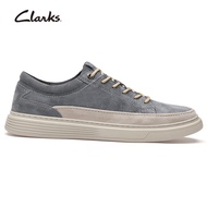 Clarks รองเท้าผ้าใบหนังนิ่มผู้ชาย - Langton Race