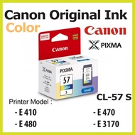 Original Ink Cartridge CL-57S For Canon PIXMA E410 / E470 / E480 / E3170 Colour FINE cartridge (8ml)