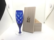 波點長笛香檳杯