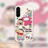 เคสสำหรับ Samsung A17 5g A17 LTE A07 4G A07 LTE น่ารักการ์ตูนมอนสเตอร์ Shinchan ซิลิโคนใสกันกระแทกอ่