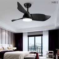 ‍🚢Frequency Conversion Small Ceiling Fan Lamp Restaurant Mute24Inch Hanging Fan Bedroom Simple36Electric Fan Lamp-Inch S