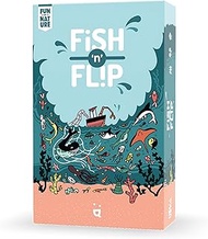 Helvetiq Fish 'N' Flip Card Game | Ocean Themed Strategy Game | Cooperative Game | Fun Family Game f
