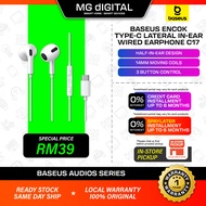 Baseus Encok Type-C Lateral in-ear Wired Earphone C17 14mm moving Coils 3 Button Control Half In Ear