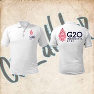 T-shirt Collar Distro G20 INDONESIA 2022 Custom Indonesia