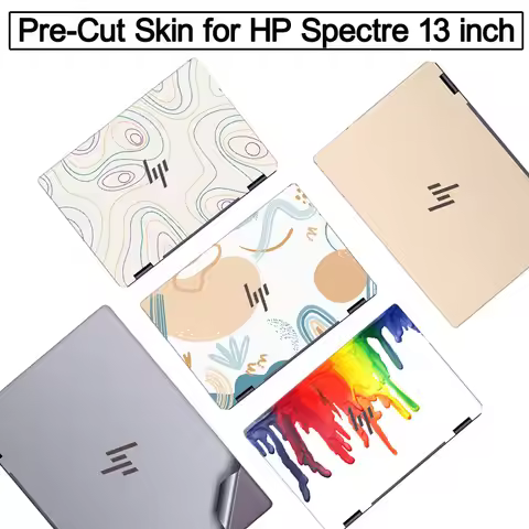 Pre-Cut HP Laptop Vinyl Decal Skin Film For 2024 13 inch Spectre X360 Convertible 2-in-1 13-ae 13-af