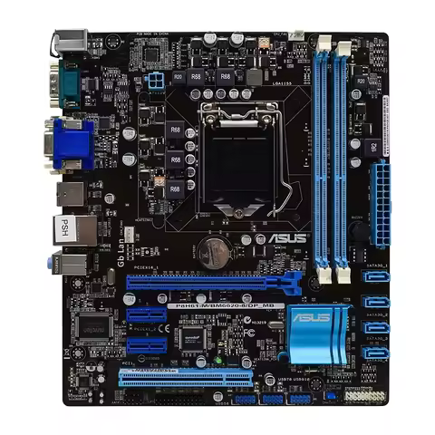 ASUS P8H61-M P8H61-M/BM6620-8/DP_MB Motherboard LGA 1155 Intel H61 DDR3 16GB for i3-2130 2500 3770 G