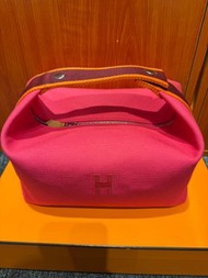 👏🏻門市現貨～🐎Hermes愛馬仕枚紅色飯盒包 GM 大號