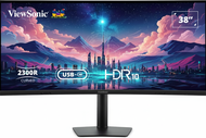 ViewSonic VG3820C 38 Inch Curved 2300R Monitor 75Hz UWQHD+ 3840 x 1600 21:9 IPS Panel with USB 2.3 T