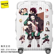|· · Da Zhang Demon Slayer Earring Kitchen Door Tanjiro Suitcase Suitcase Sticker Refrigerator Door 