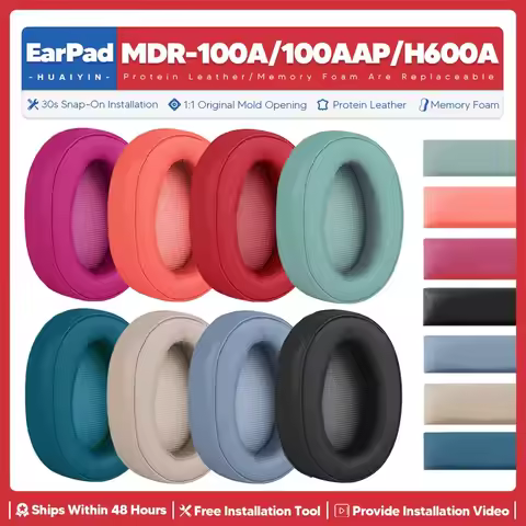 Replacement Ear Pads Headband For Sony MDR 100A 100AAP H600A Headphone