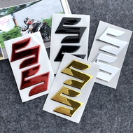 Suzuki Motorcycle Badge Sticker 3D S Resin Gel Sticker for Suzuki Hayabusa Gixxer SF 250 GSX R150 GS