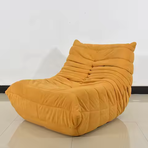 Compression sofa Foshan factory frameless integrated molding sponge caterpillar lazy fabric SOFO cha