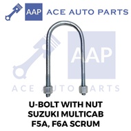 U-Bolt with Nut for Suzuki Multicab F5A, F6A Scrum