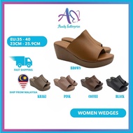 AIMILY Women Wedges Ladies Wedges Women Shoes Wedges Heel Kasut Perempuan Kasut Wanita Kasut Tinggi 
