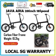 FGFD JAVA ARIA Latest 20" 16S Carbon Folding Bike 20 Inch Foldie Bicycle 16 Speed18 Speed20 Speed