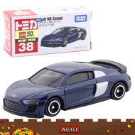 Xe Audi R8 Coupe Số 38 Màu Xanh Dương 1/62 Đồ Chơi Trẻ Em Hot Pop Mẫu Xe Mô Tô Kim Loại Đúc