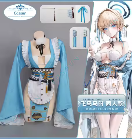 Blue Archive Asuma Toki Ancient style Cosplay Costume Cos Game Anime Party Uniform Hallowen Play Rol