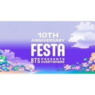 BTS 10TH Anniversary Festa BTS Presents Everywhere Official Merchandise - [Pre-Order] -