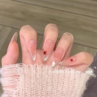 【10Pcs】Elegant Art Nail XS-M Press On Nails Cat Eye Nail Patches Detachable Wearable Nail Stickers