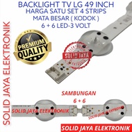 [ Ready] Backlight Tv Led Lg 49 Inc 49Uj652 49Uj652T 49Uj Lampu Bl 3V