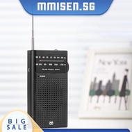 [mmisen.sg] Full Band AM FM Radio Battery Powered Analog Radio Portable Pointer Radio