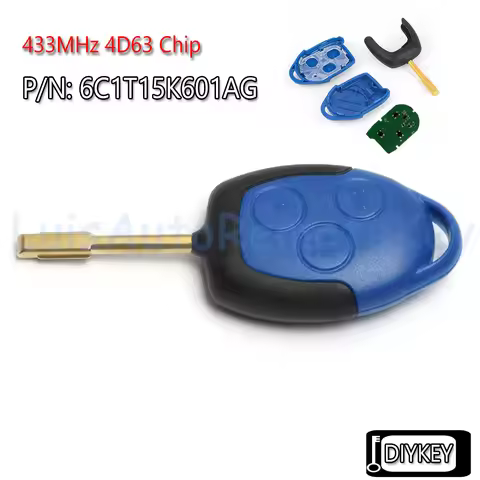Remote Car Key Fob 433MHz 4D63 Chip for Ford Transit WM VM 2006 2007 2008 2009 2010 2011 2012 2013 2