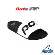 Bata POWER MENS SLIPPER รองเท้าแตะแฟชั่นชาย สีขาว รหัส 8611926 Mensandal SUMMER