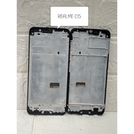 MESIN REALME C15 FRAME - MIDDLE BODY LCD & ENGINE PLATE.