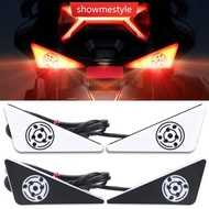 SMS 2Pcs Motorcycle LED Eyes Lights Headlight Motorcycle Mini Projector Lens License Plate Light Car