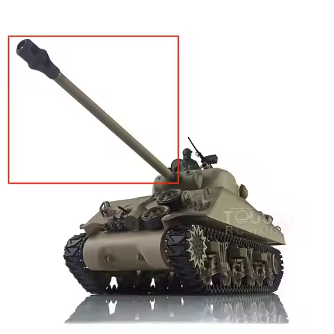 HENG LONG Spare Part 1/16 TK6.0 TK7.0 USA M4A3 Sherman RC Tank 3898 Model Retractable Barrel with BB