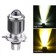 【Bright Spark】 Dual color BA20D H4 Motorcycle Electric LED Headlight Bulbs Hight Low beam Motorbike 