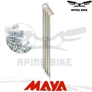 Maya Bicycle Spokes 12" 14G x 90mm Chrome Mini BMX Kids Bike Spokes