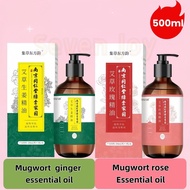 Nanjing Tong Ren Tang Ginger/Rose Mugwort Heating Massage Essential Oil 500ml