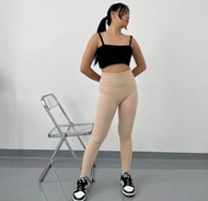 Celana legging tebal wanita flacee tebal Fit - Hitam (A) bahan licin glowing