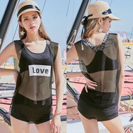 Women's 3-Piece Sporty Sexy Swimsuit Set 53931