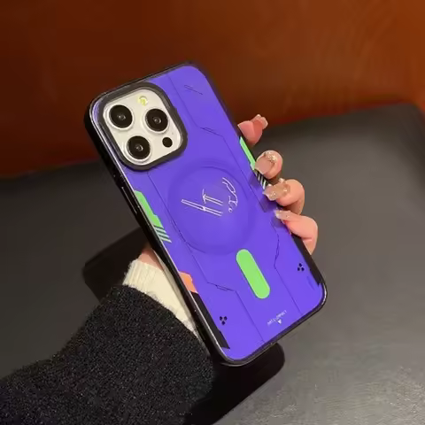 Mecha 2.0 Acrylic MagSafe Phone Case Cover for IPhone 12 13 14 15 16 Pro Max Case for IPhone 16 Pro 