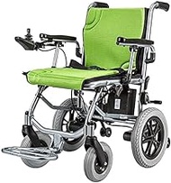 Fashionable Simplicity Electric Wheelchair Smart Lithium Battery Lightweight Folding Aluminum Alloy Auxiliary Wheelchair For The Elderly And The Disabled