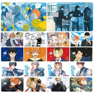 Kartun Budak Bola Tampar Hinata Shoyo Kageyama Tobio Pelekat Kulit Kad Kredit Untuk Hiasan Pelekat S