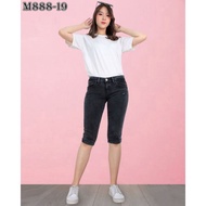 7/8 ripped jeans. Stretch jeans M888[size:27-30. 31-34]