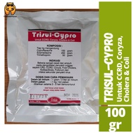 Trisul Cypro 100 gram - Antibiotik Unggas - Obat CRD ayam - Obat Pollorum ayam