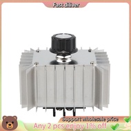 AC 220V 5000W SCR Voltage Regulator Motor Speed Controller Light Dimming Dimmers Thermostat 5000W Mo