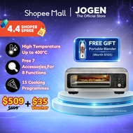 JOGEN EO 8216 Pizza Oven Heat up to 400°C High Temperature For Air Fry Bake Roast Grill Dehydrate