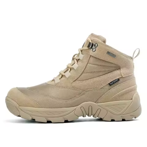 Men's Boot Combat Mens Ankle Boot Tactical Boot Male Shoes Work Safety Shoes Motocycle Boots Men Out