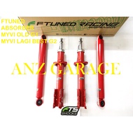 PERODUA MYVI G1 G2 FTUNED SPORT ABSORBER  FRONT REAR - FTS SHOCKS ORIGINAL