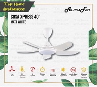 CEILING FAN ALPHA COSA XPRESS (40 inch) WITH 4 SPEEDS  REMOTE CONTROL / BABY FAN